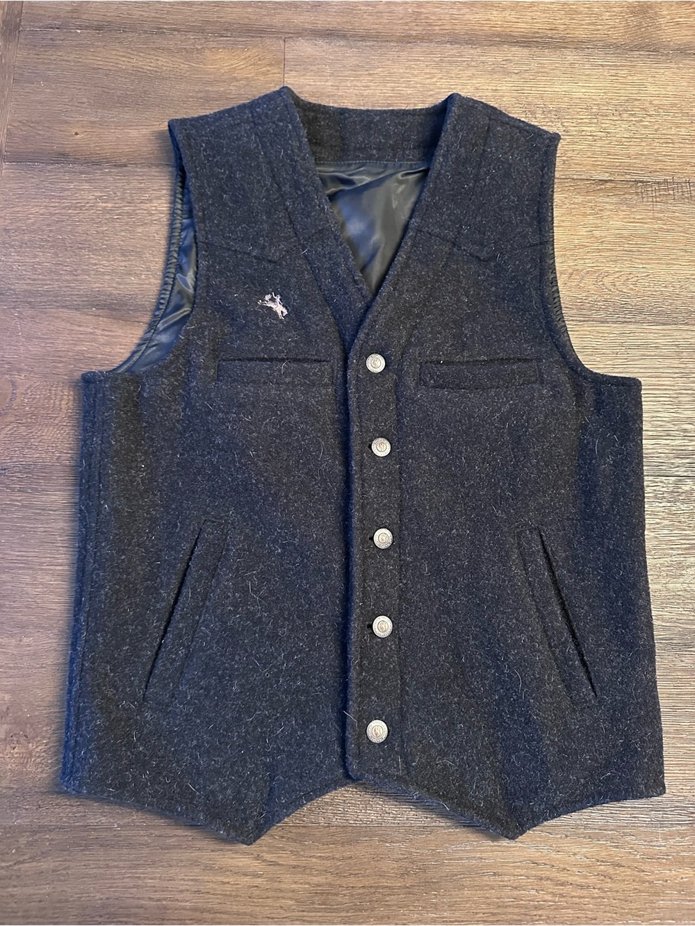 Men’s Large Wyoming Traders Wool Western Vest